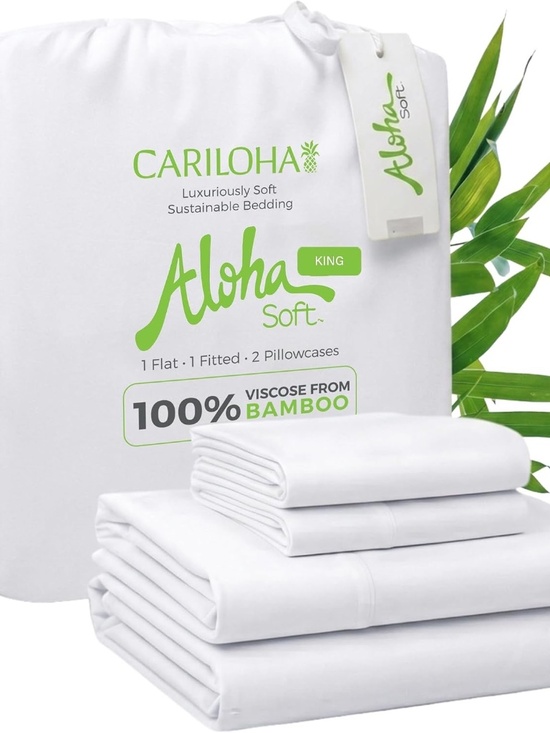 Cariloha Other - NWT CARILOHA SOFT KING SHEETS WHITE